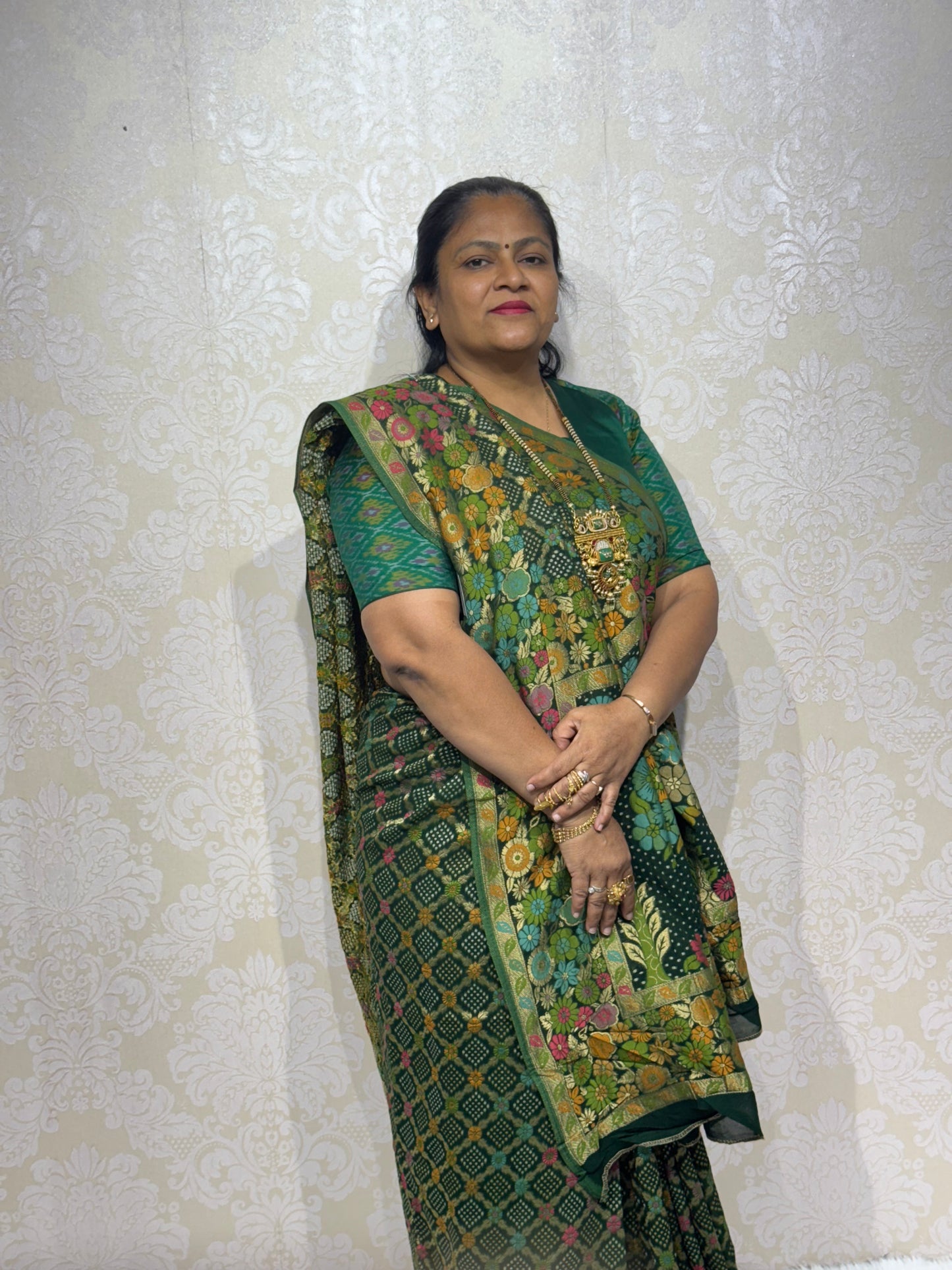 PURE JORJET GREEN BANDHANI