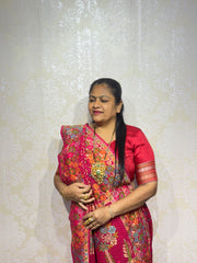 Pure jorjet rani bandhani