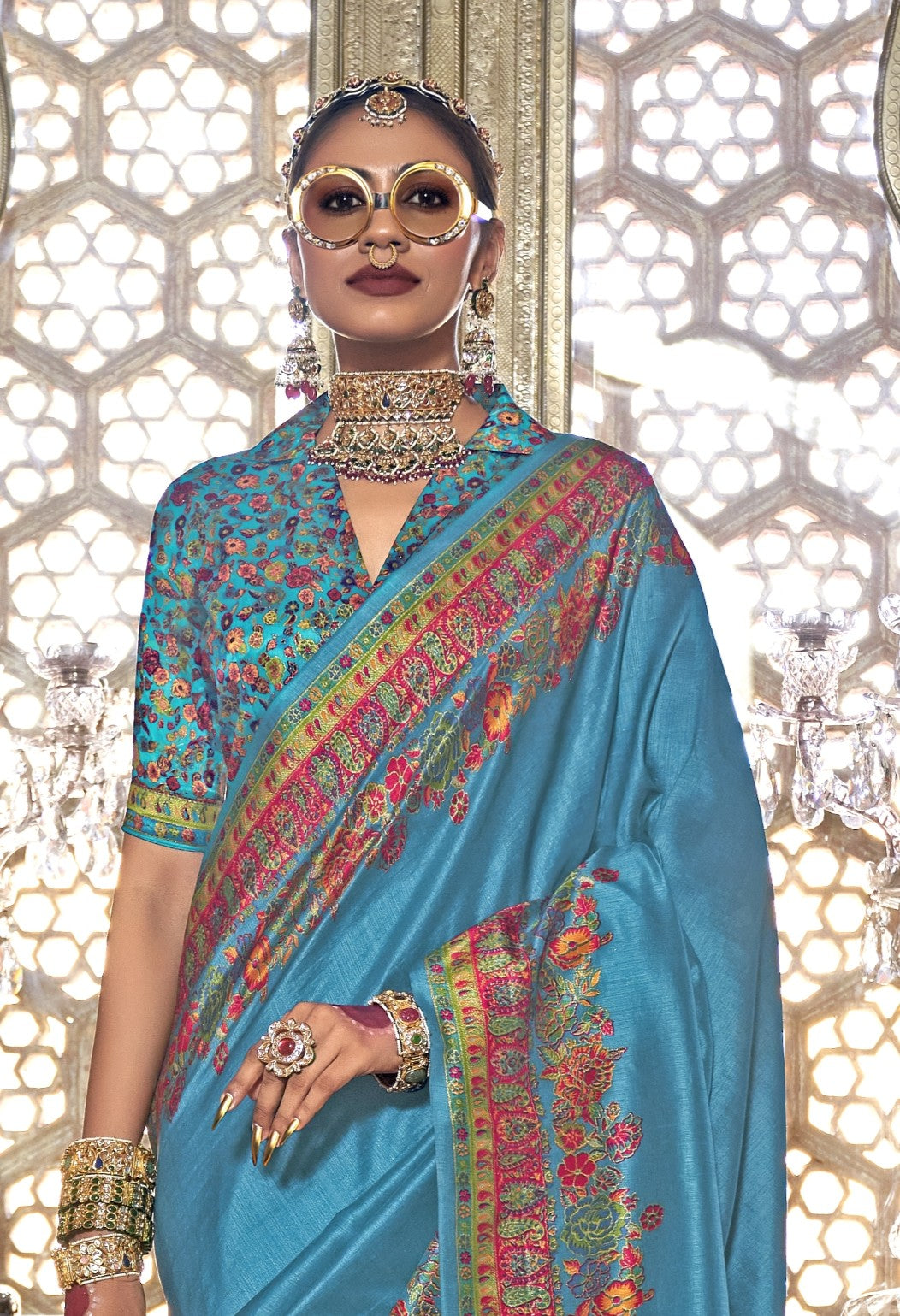 pashmina saree