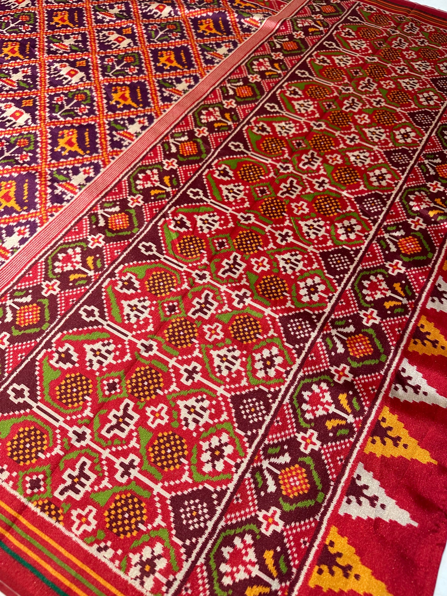 BHAGALPURI RED CROSS PRINT