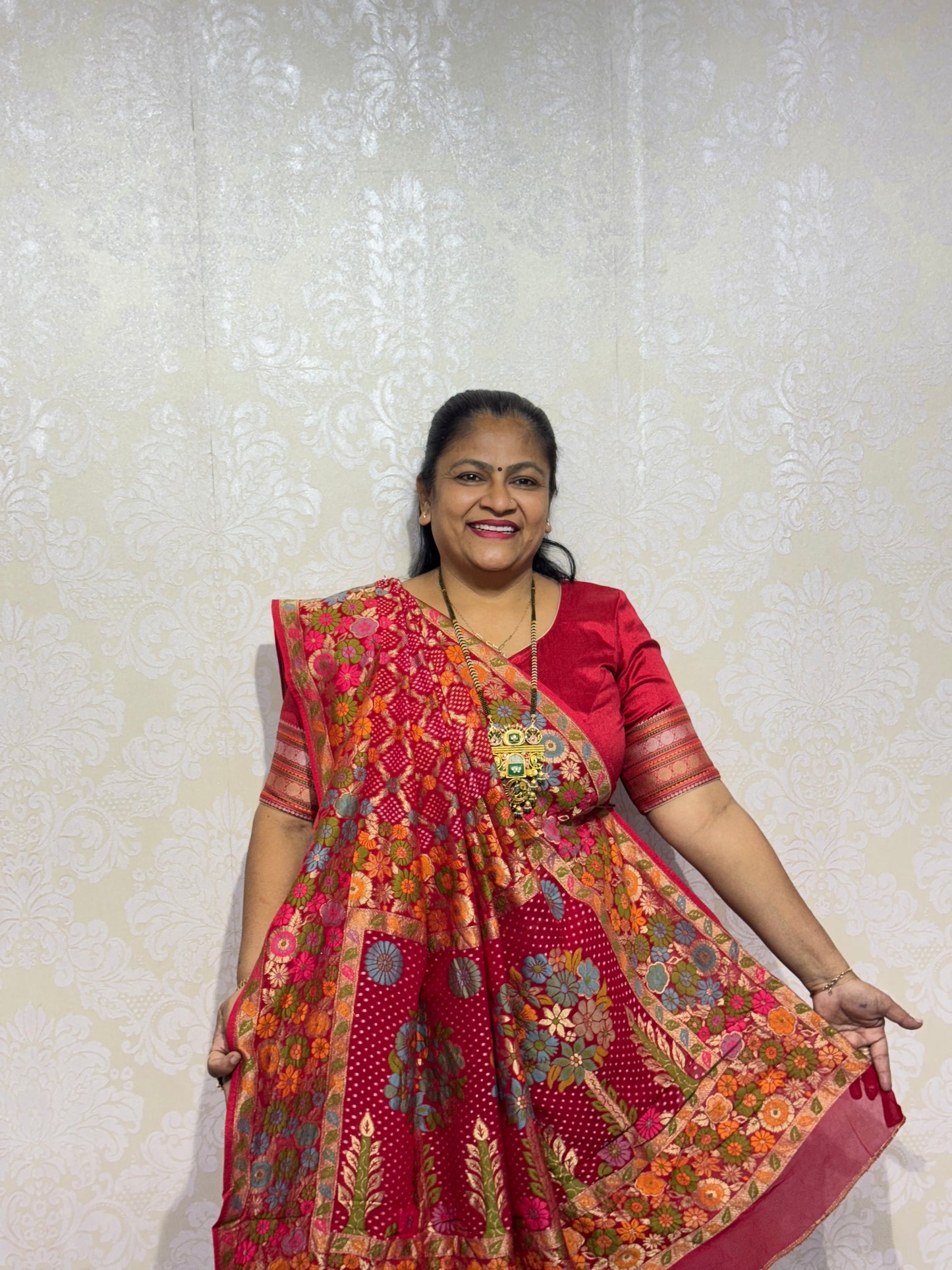 PURE JORJET RED BANDHANI