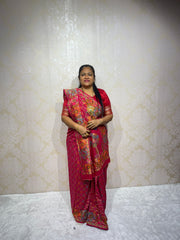 Pure jorjet rani bandhani