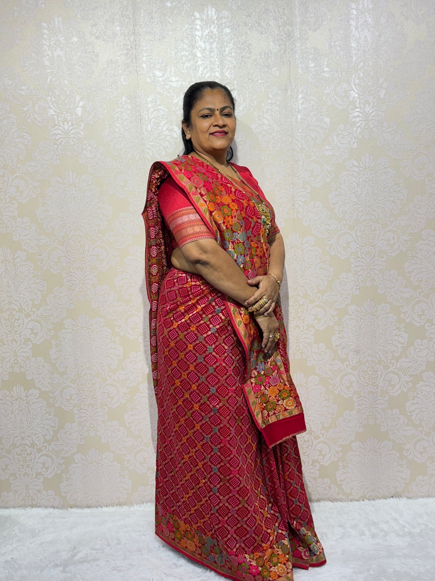 PURE JORJET RED BANDHANI