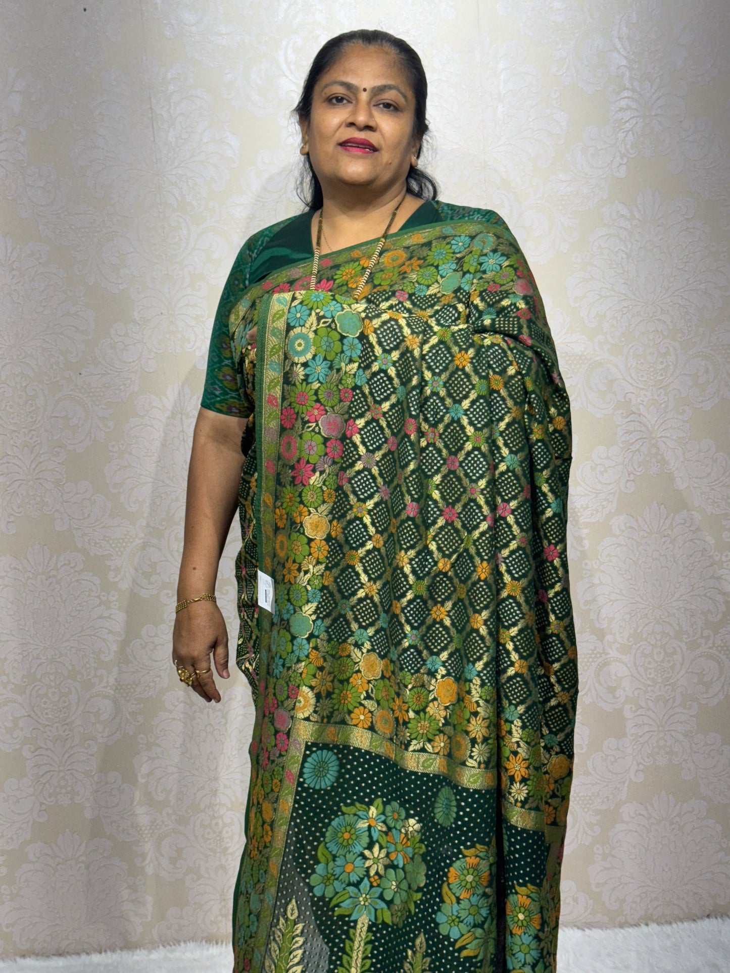 PURE JORJET GREEN BANDHANI