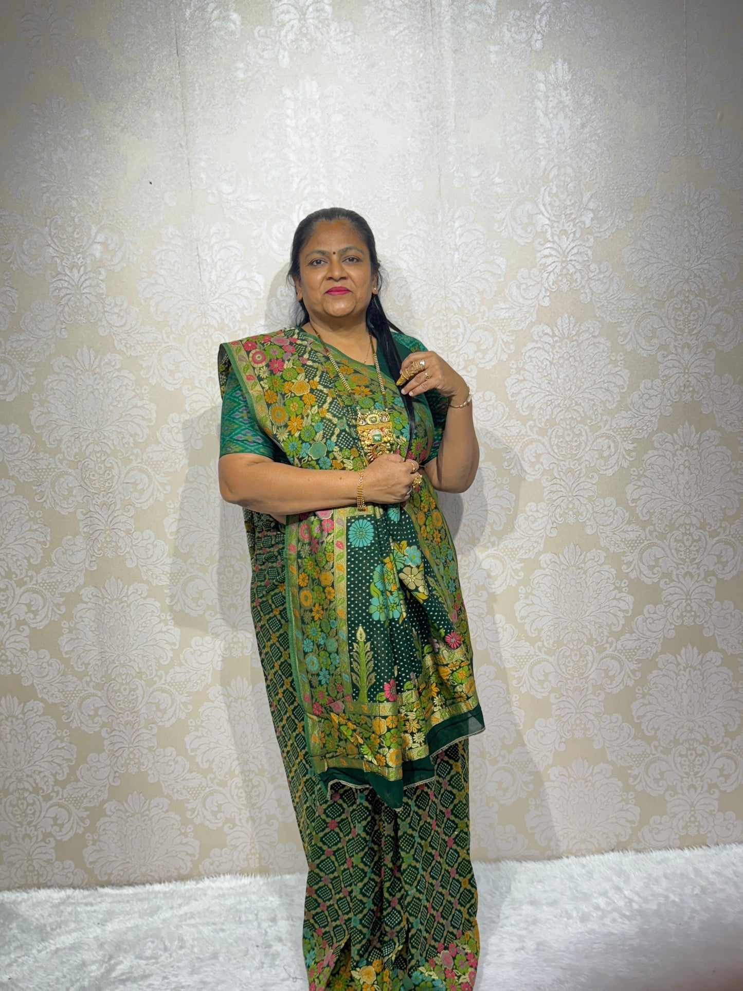 PURE JORJET GREEN BANDHANI