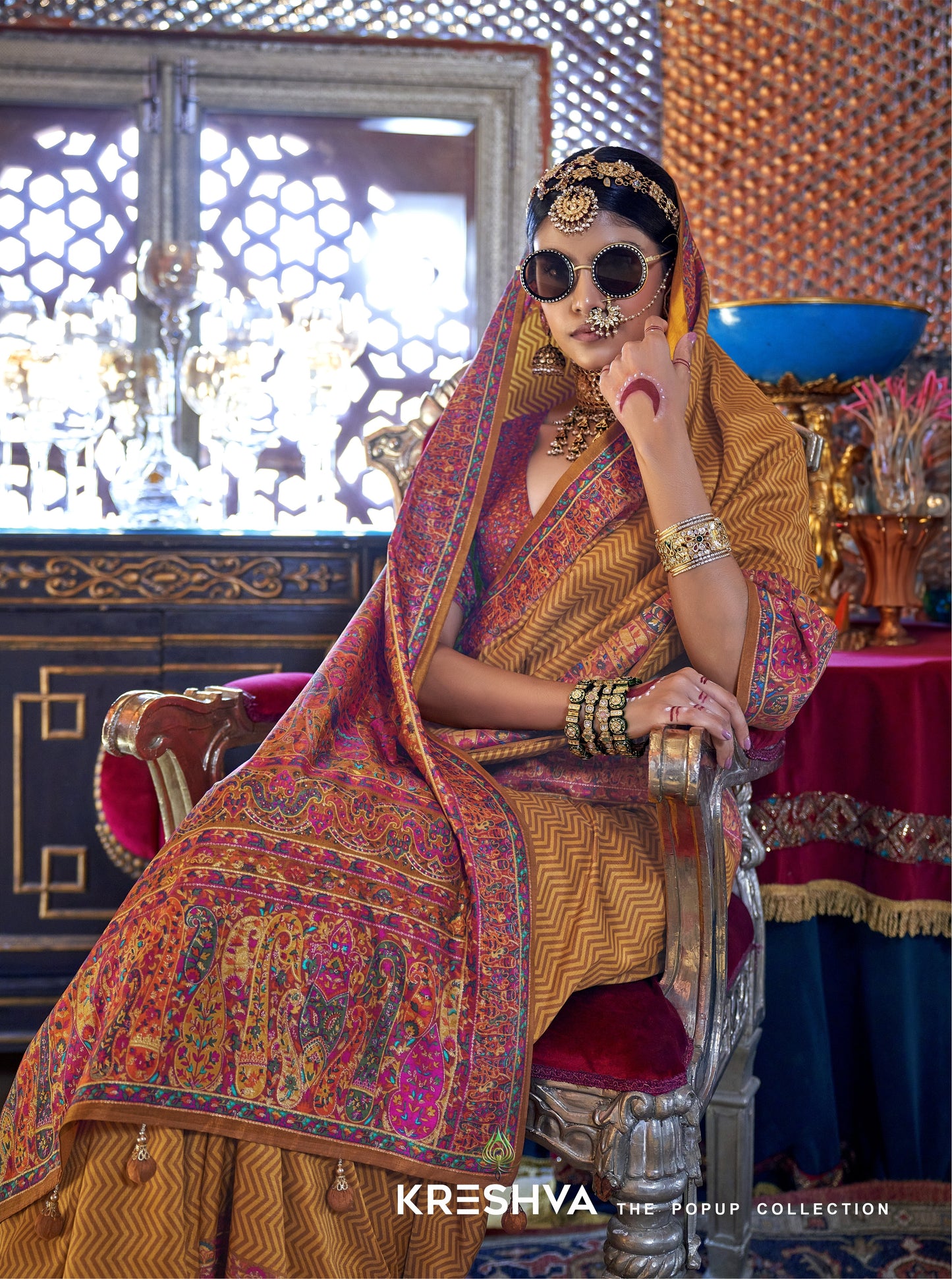pashmina saree