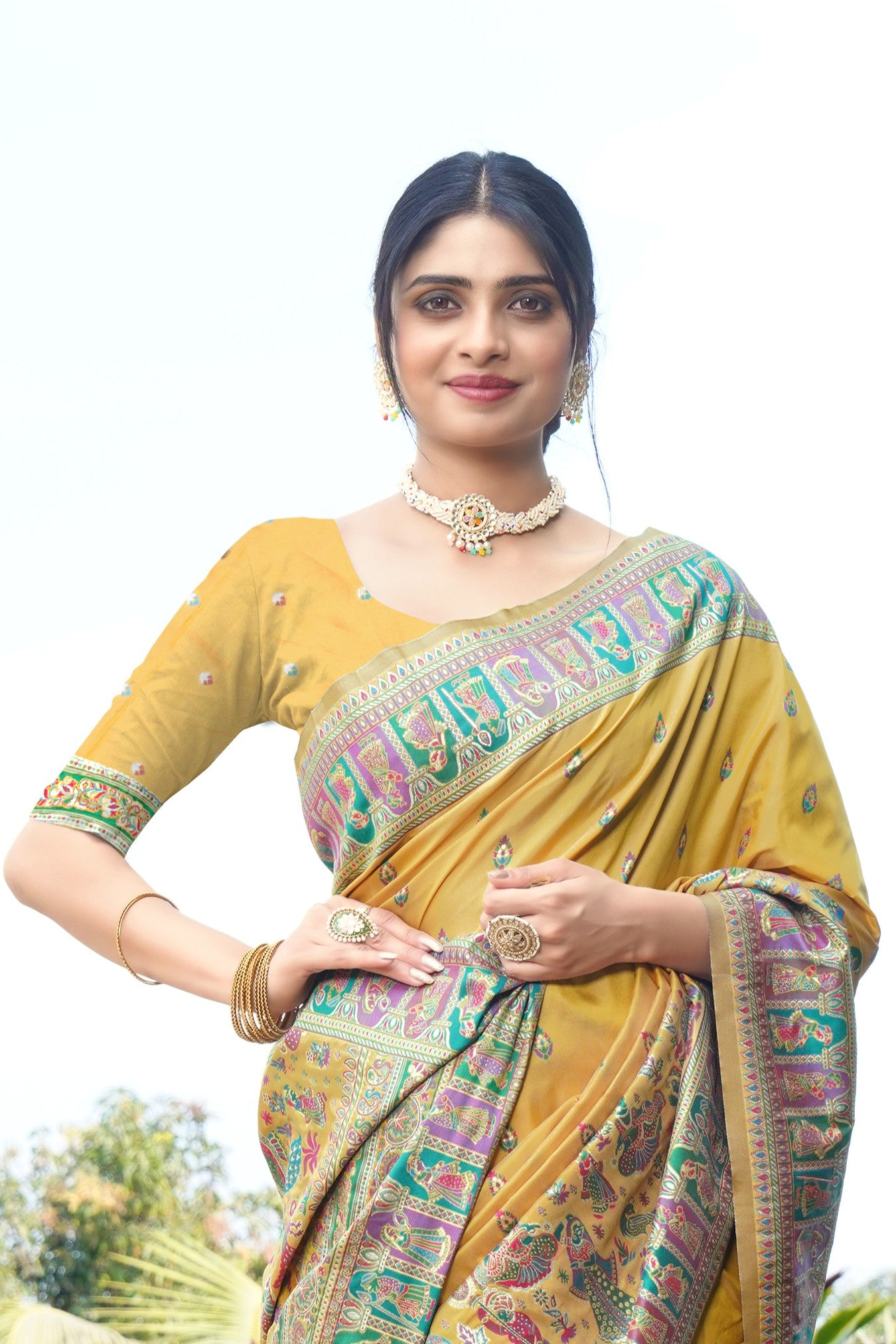 pashmina saree