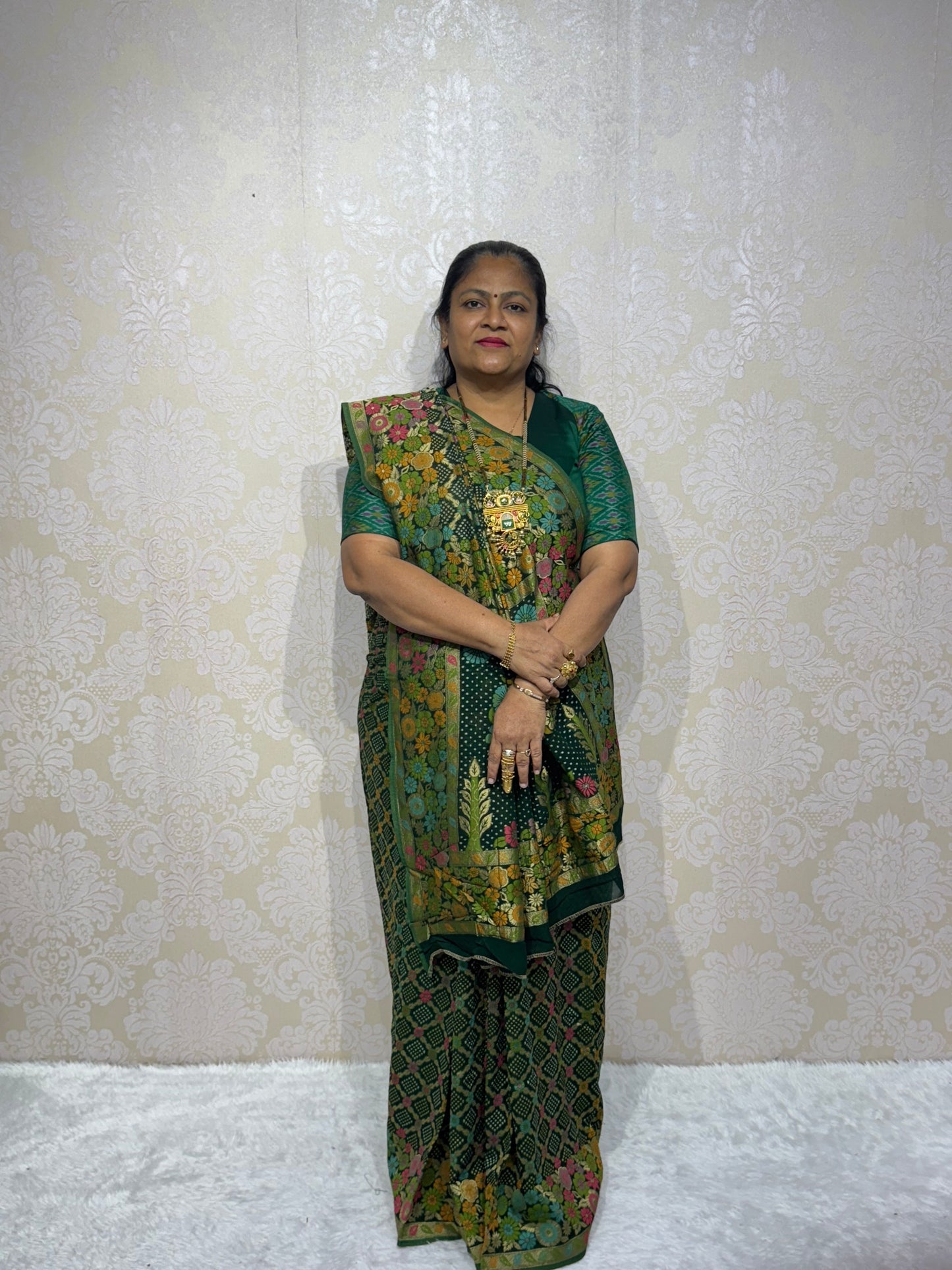 PURE JORJET GREEN BANDHANI