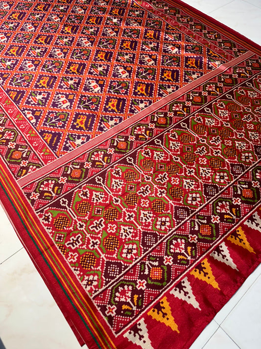 BHAGALPURI RED CROSS PRINT