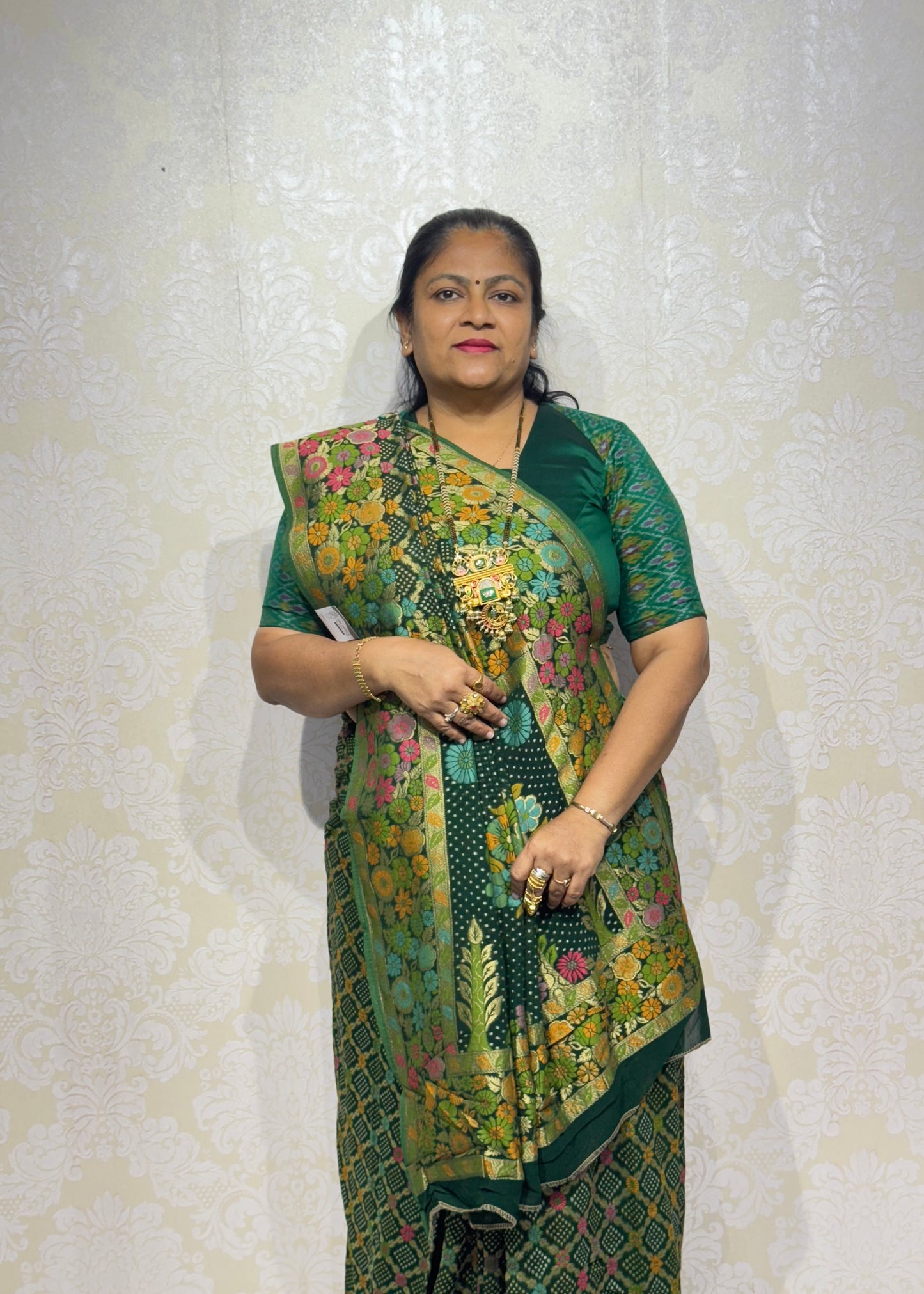 PURE JORJET GREEN BANDHANI