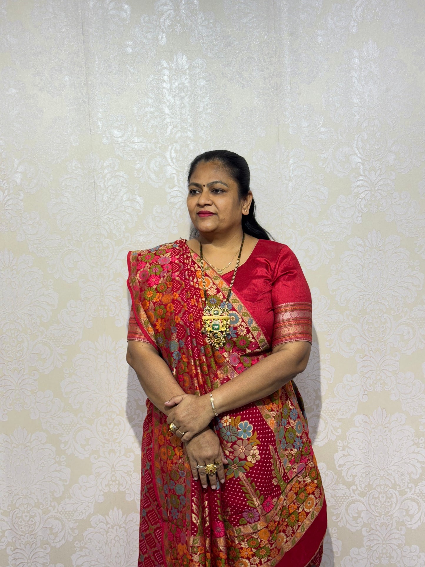 PURE JORJET RED BANDHANI