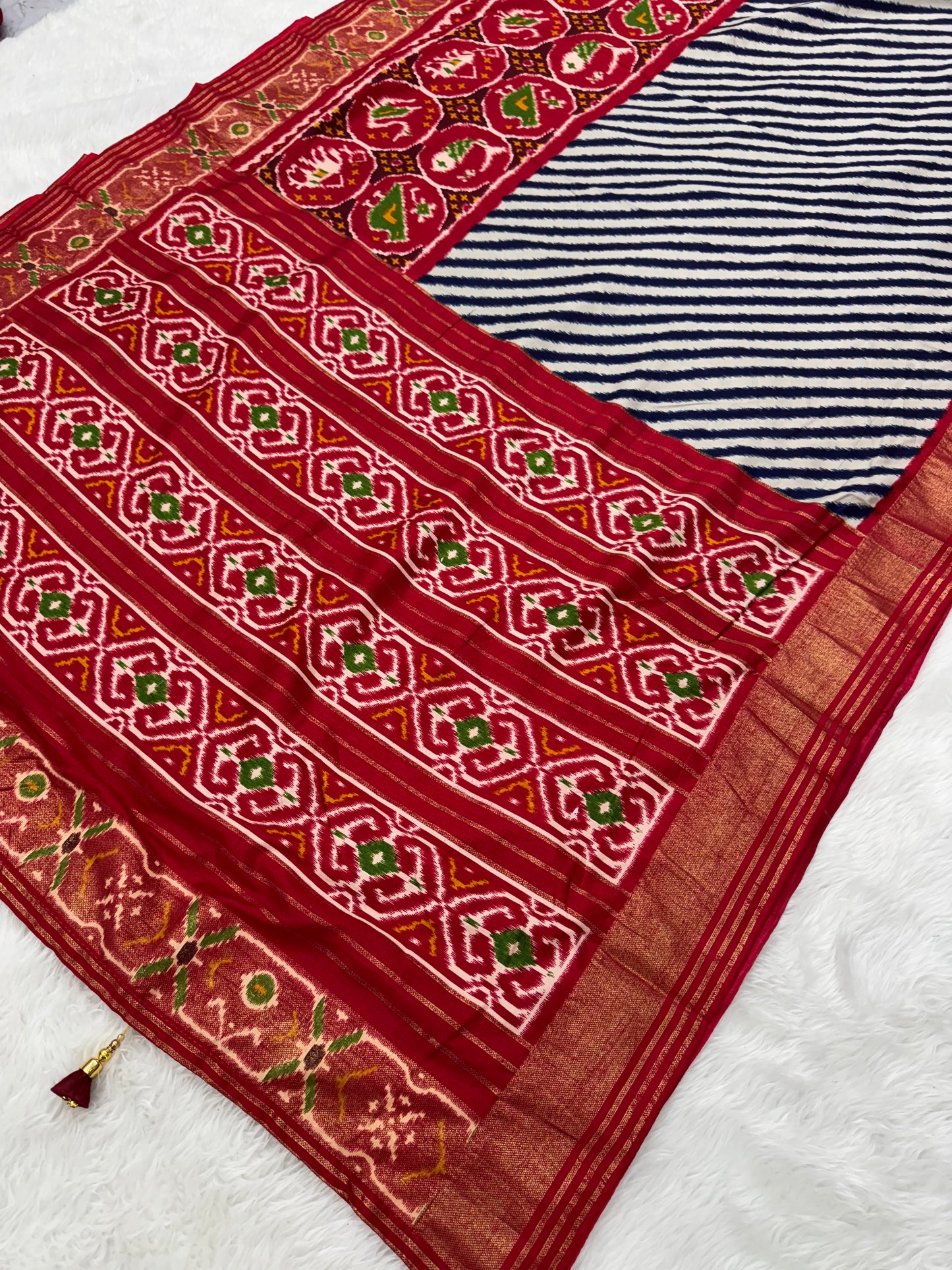 Pure look patola saree