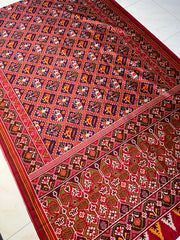 Cross Print Patola Pure Look