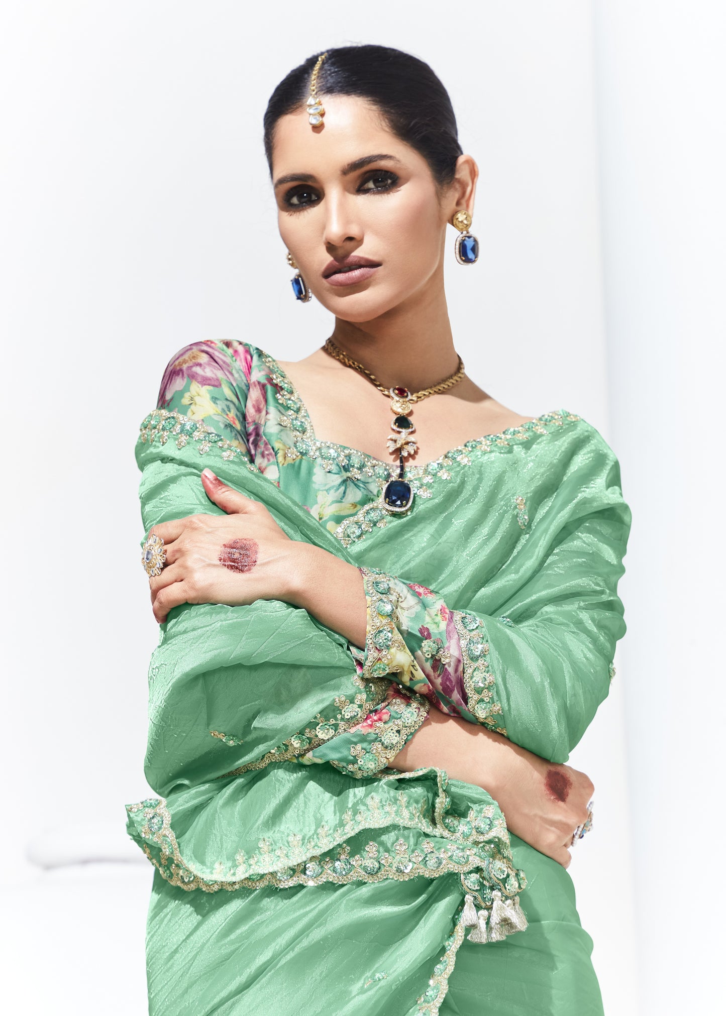 DESIGNER WORK SAREE