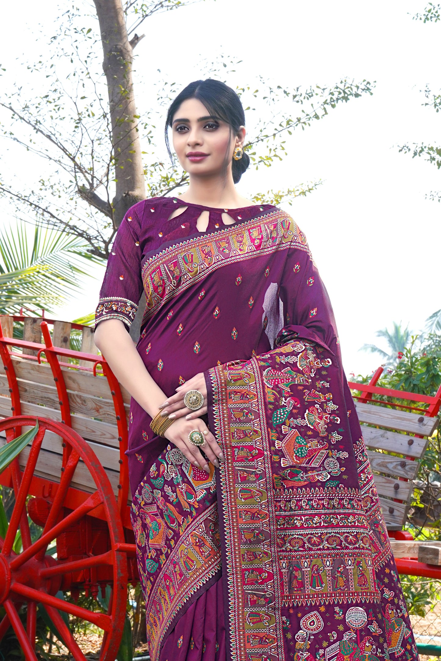 pashmina saree