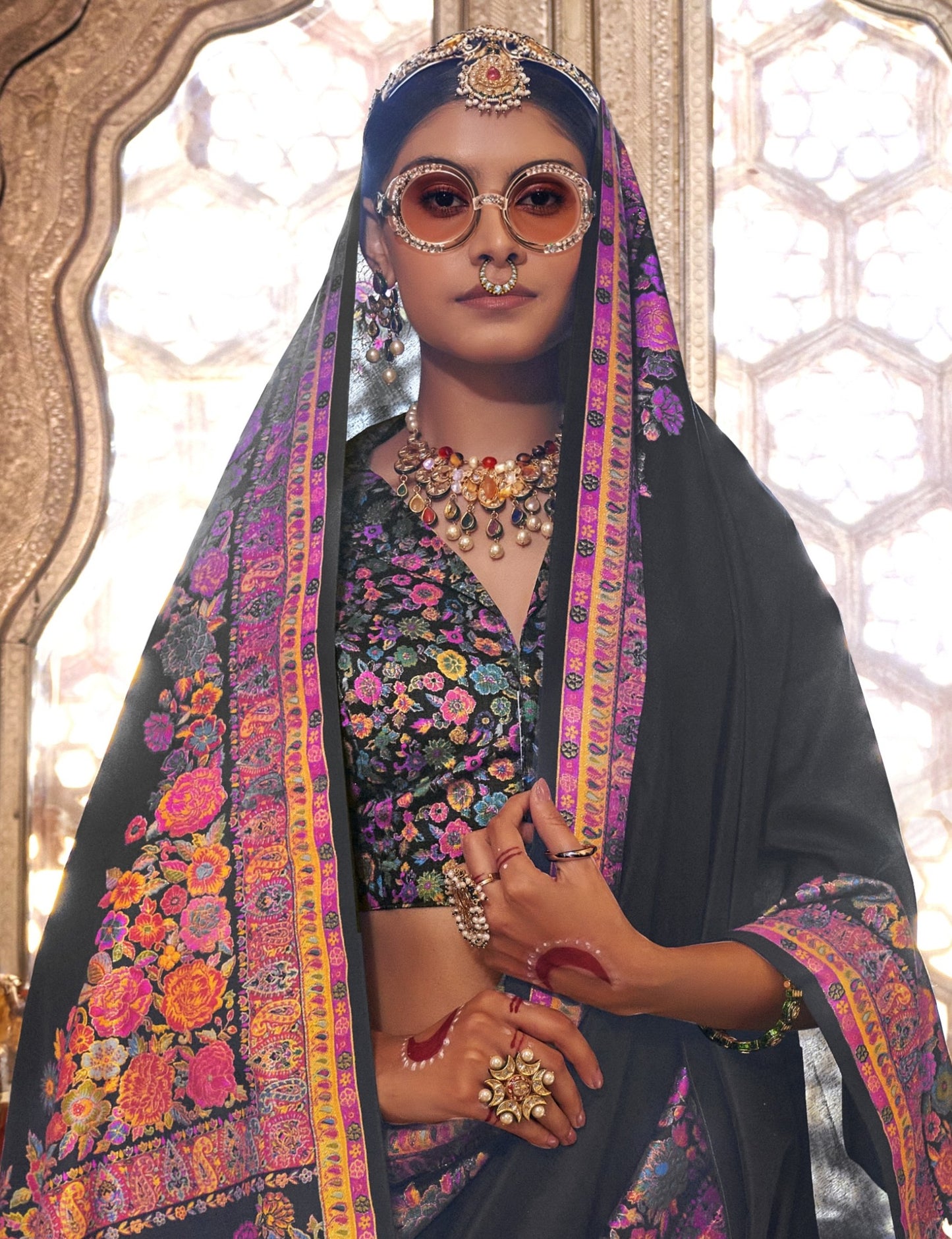 pashmina saree