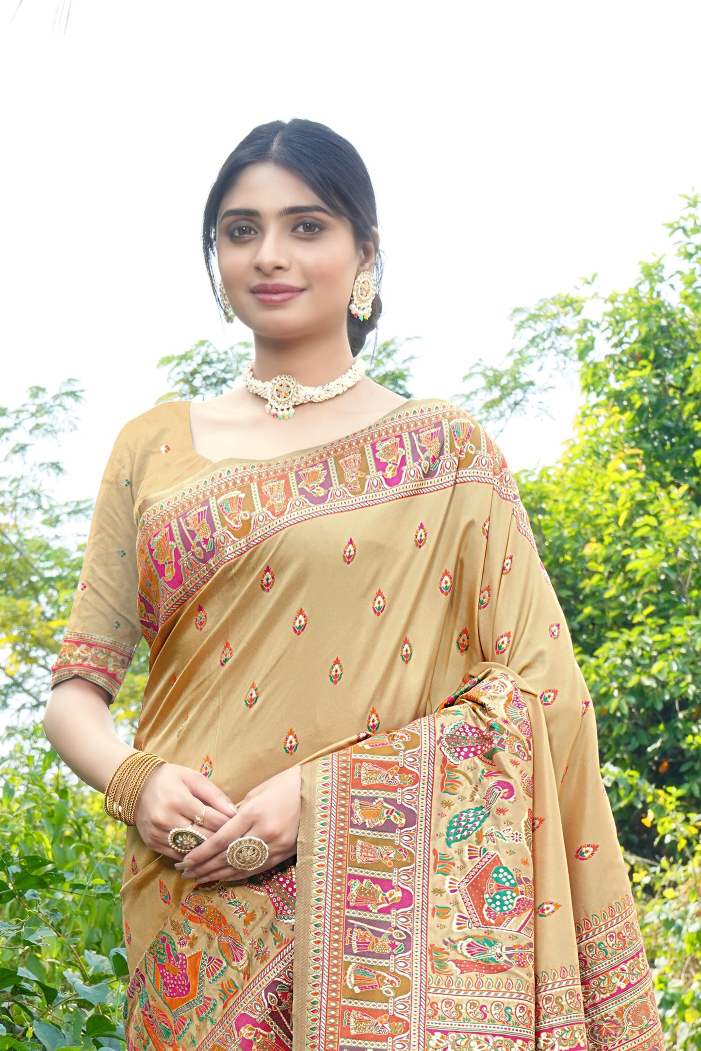 pashmina saree