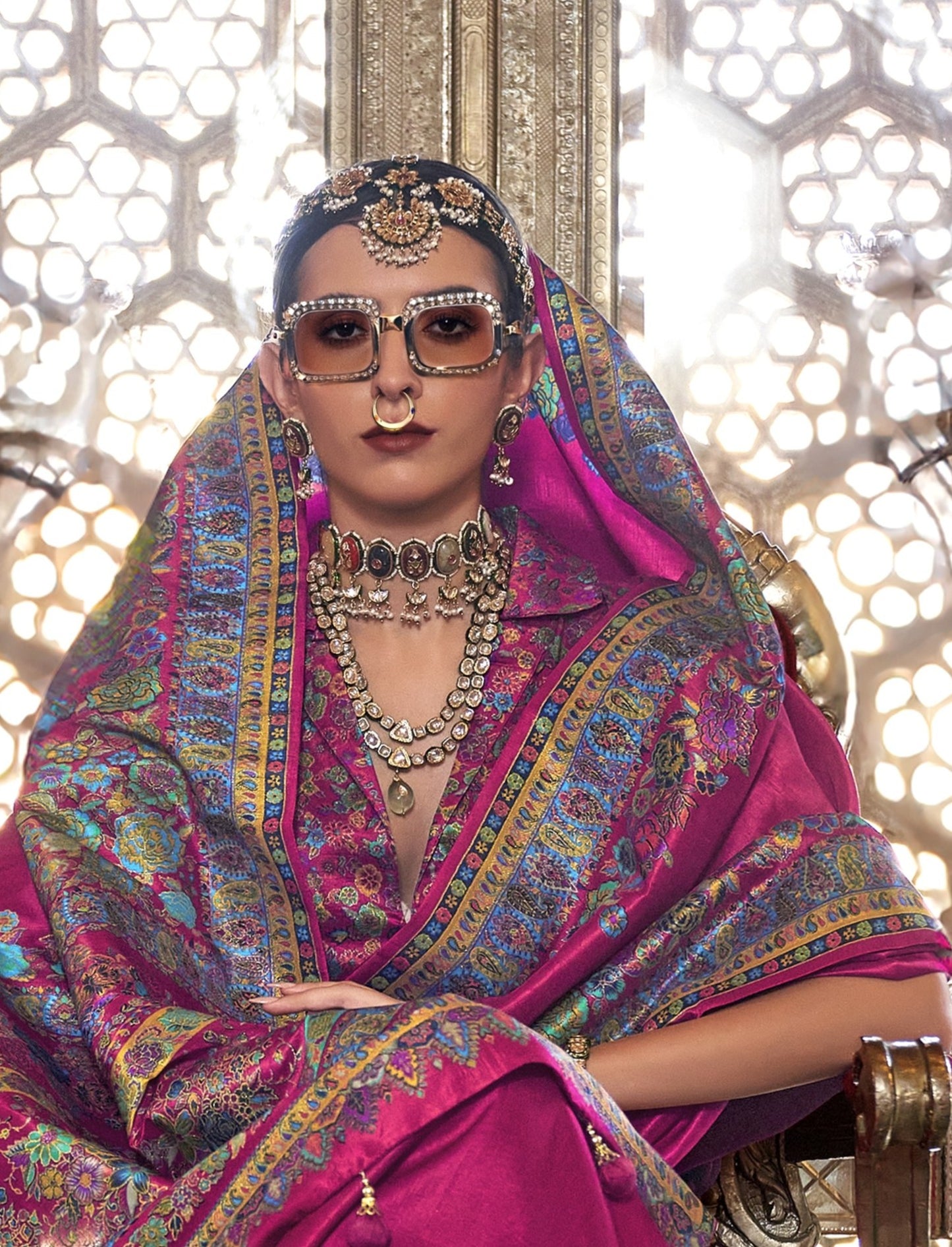 pashmina saree