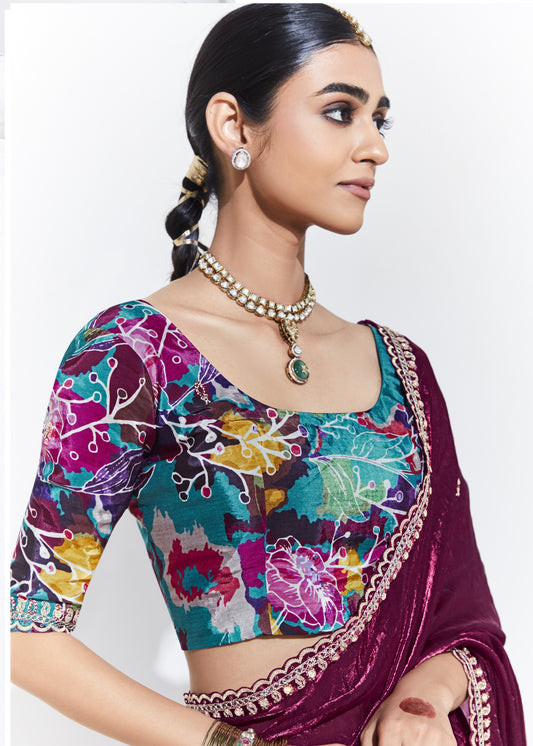 DESIGNER WORK SAREE