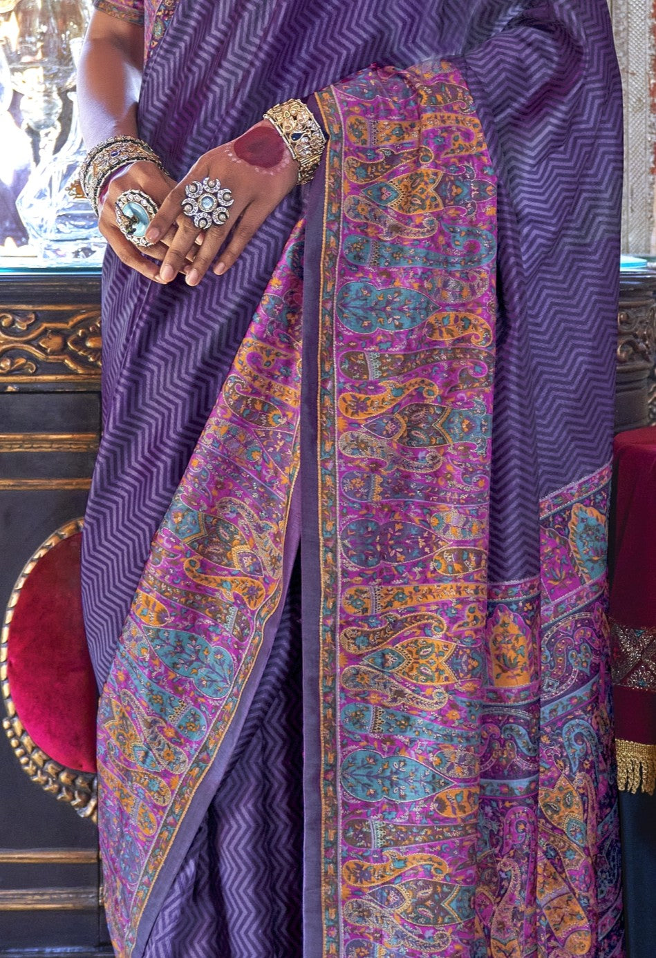 pashmina saree