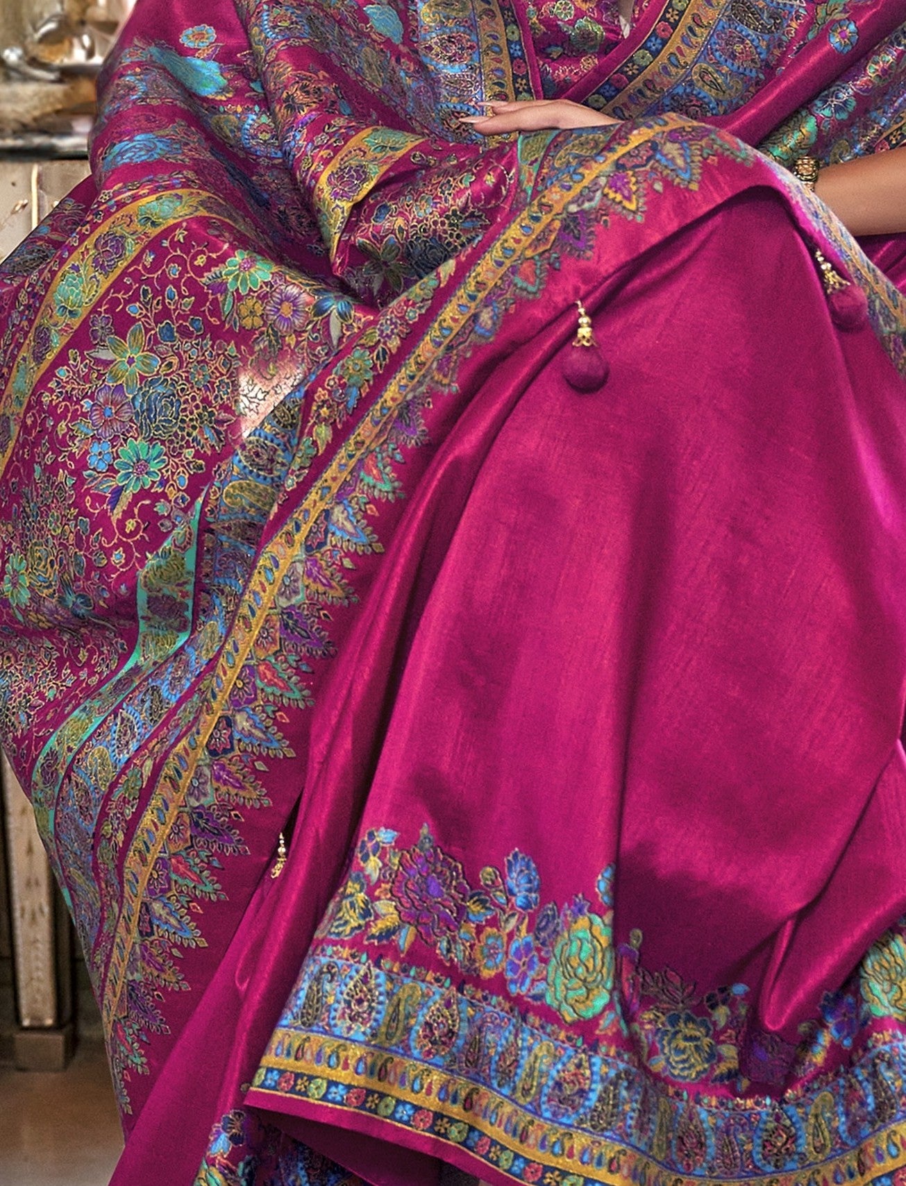 pashmina saree