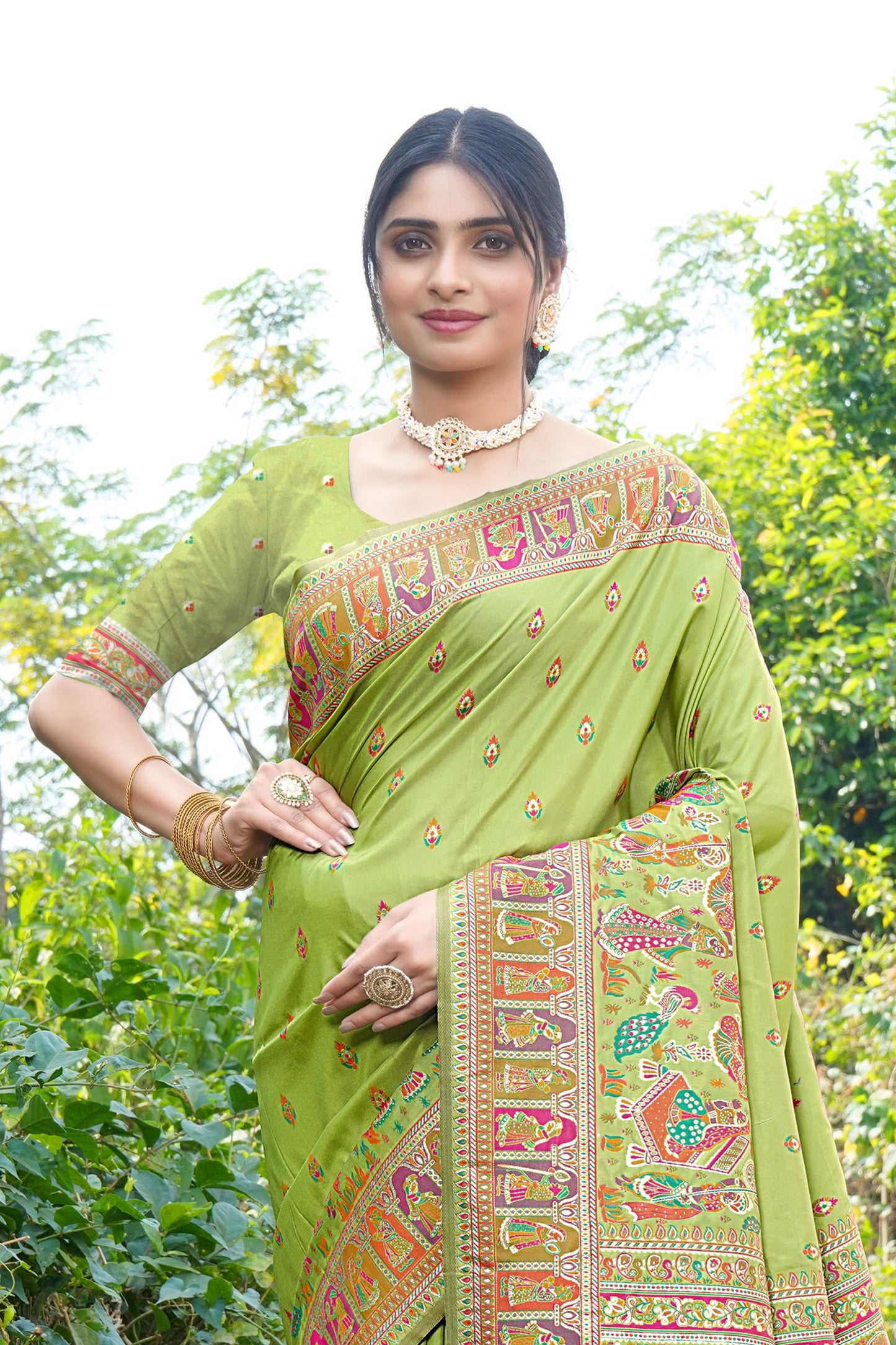 pashmina saree