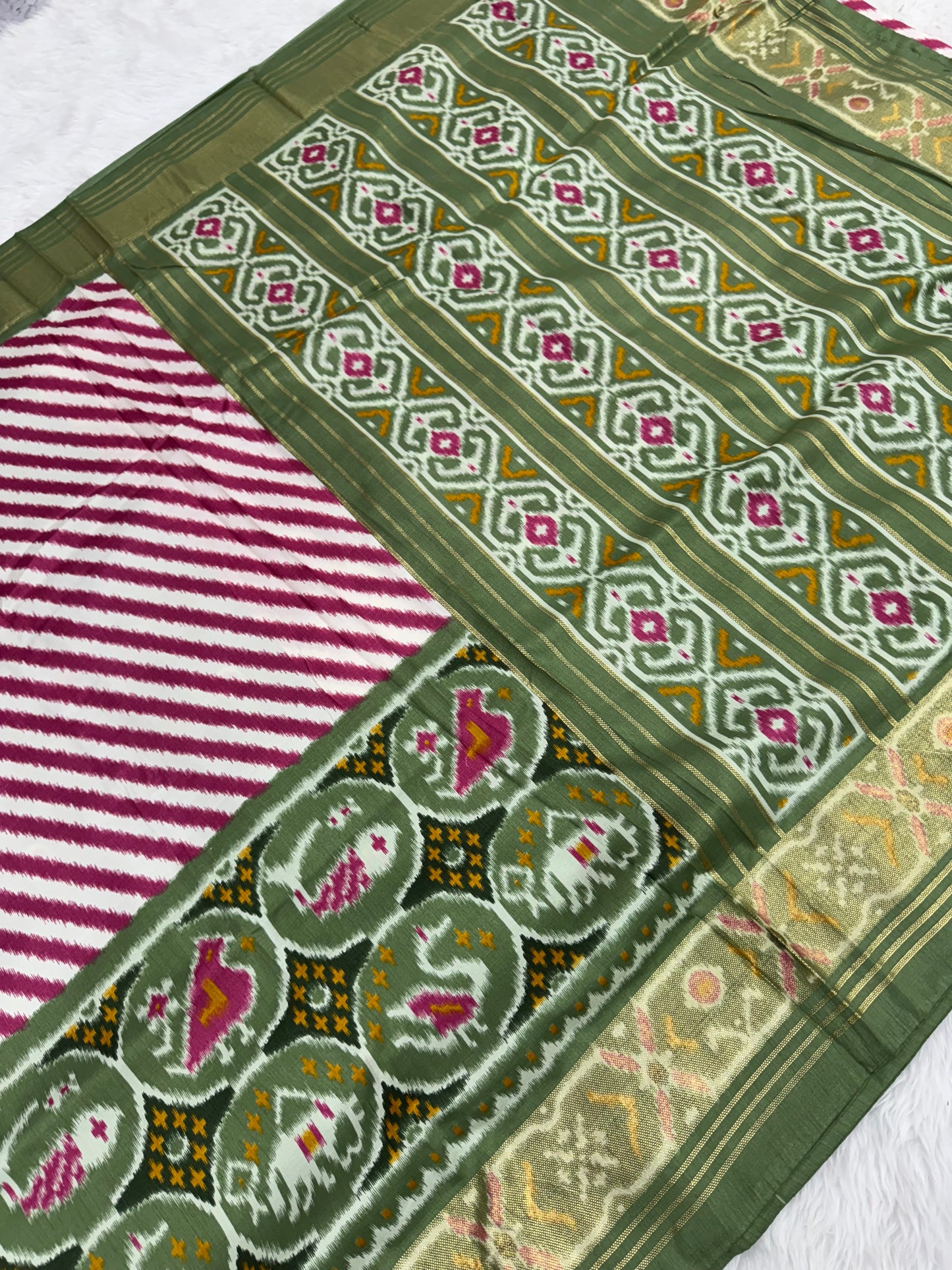 Pure look patola saree