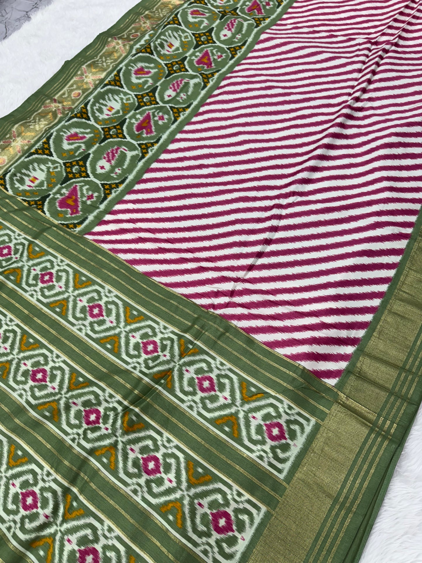 Pure look patola saree