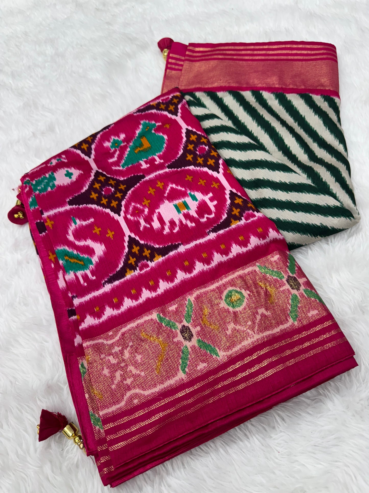 Pure look patola saree