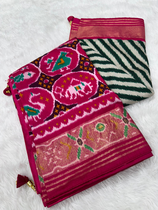 Pure look patola saree