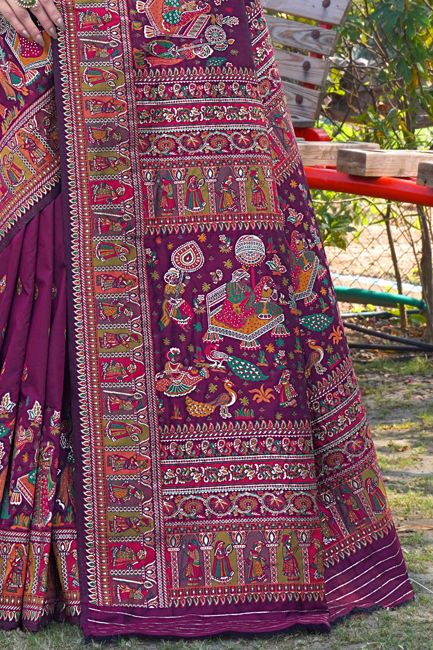 pashmina saree