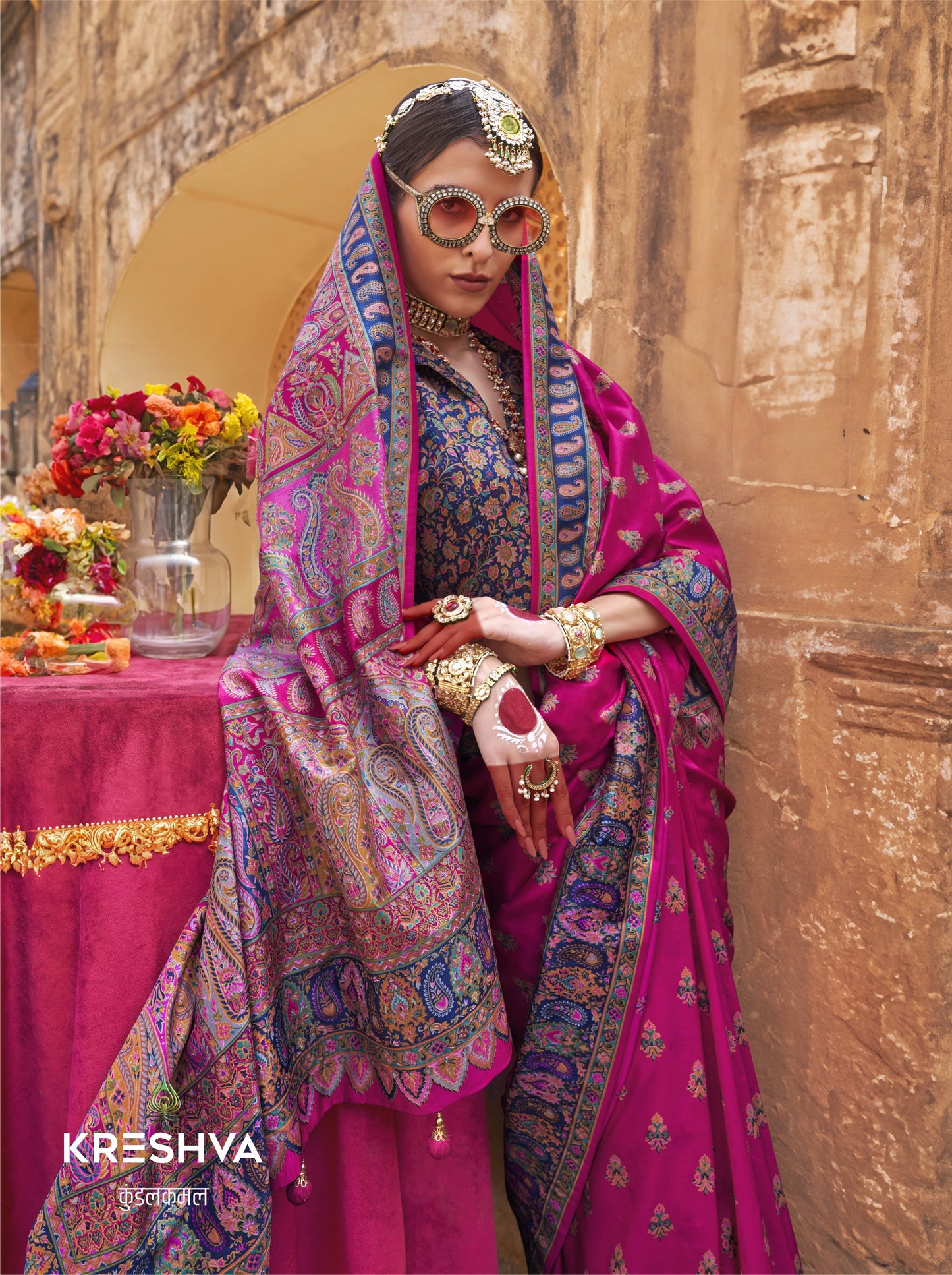pashmina saree