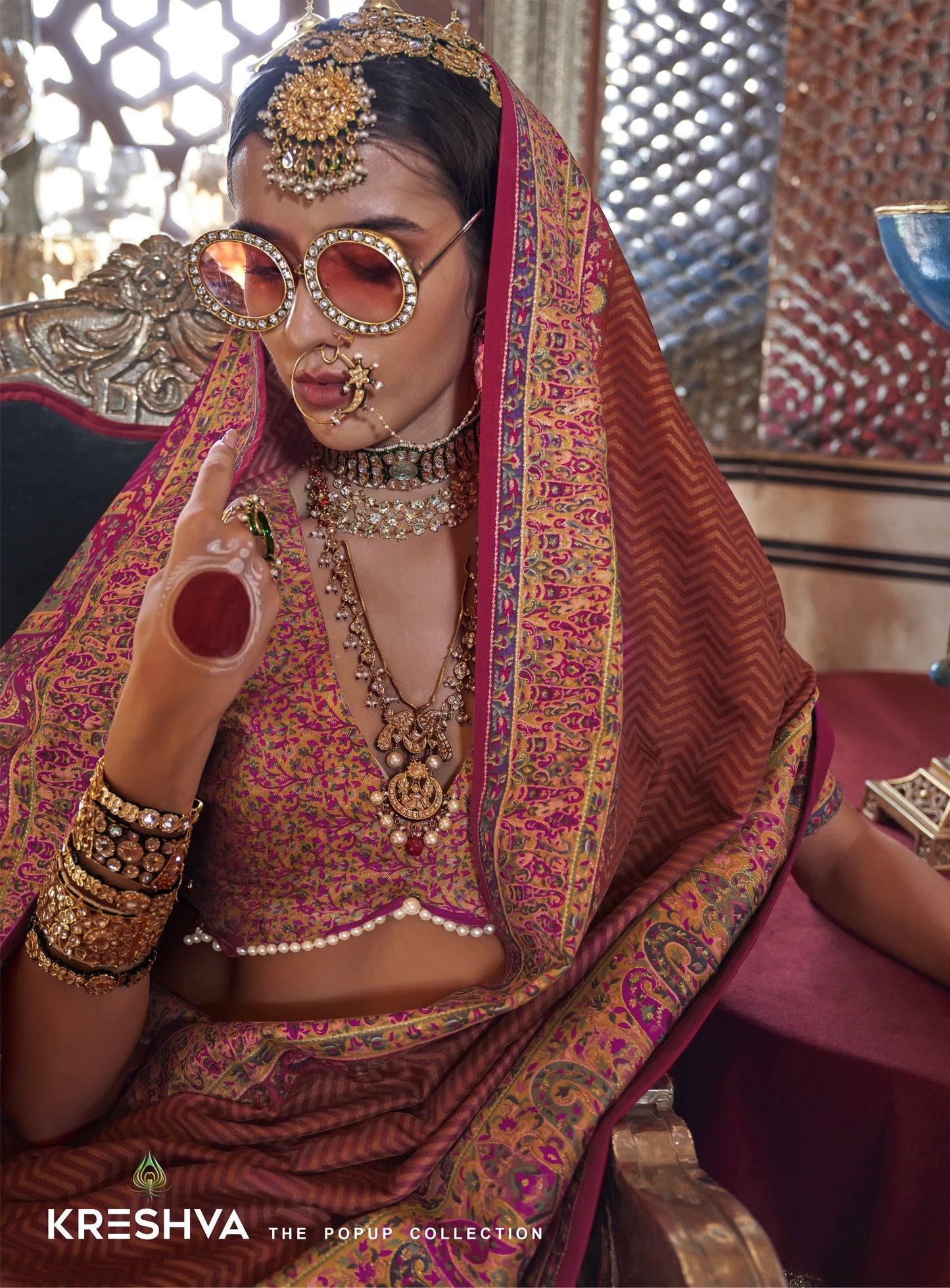 pashmina saree