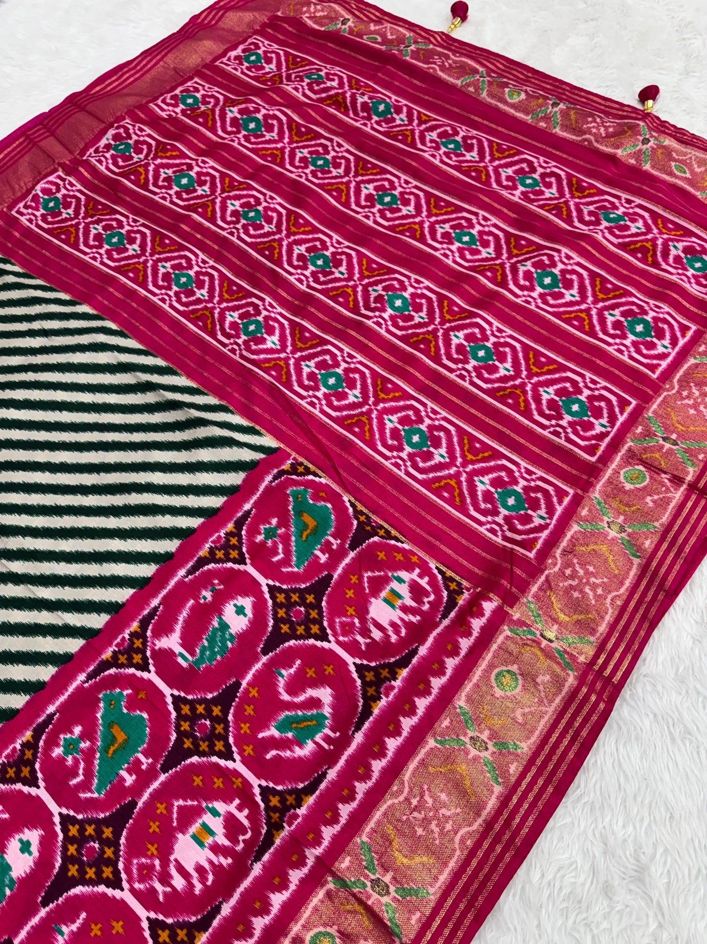 Pure look patola saree