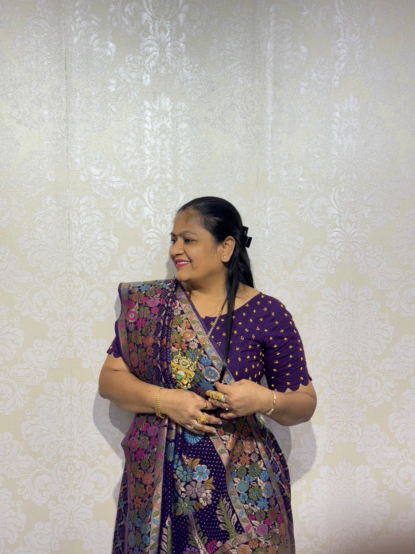 PURE JORJET PURPLE BANDHANI