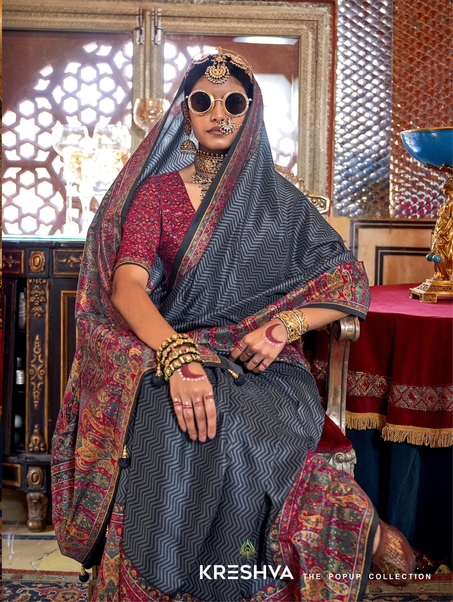 pashmina saree
