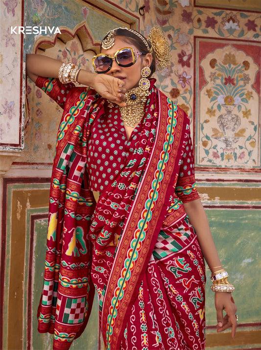 PURE LOOK PATOLA SAREE