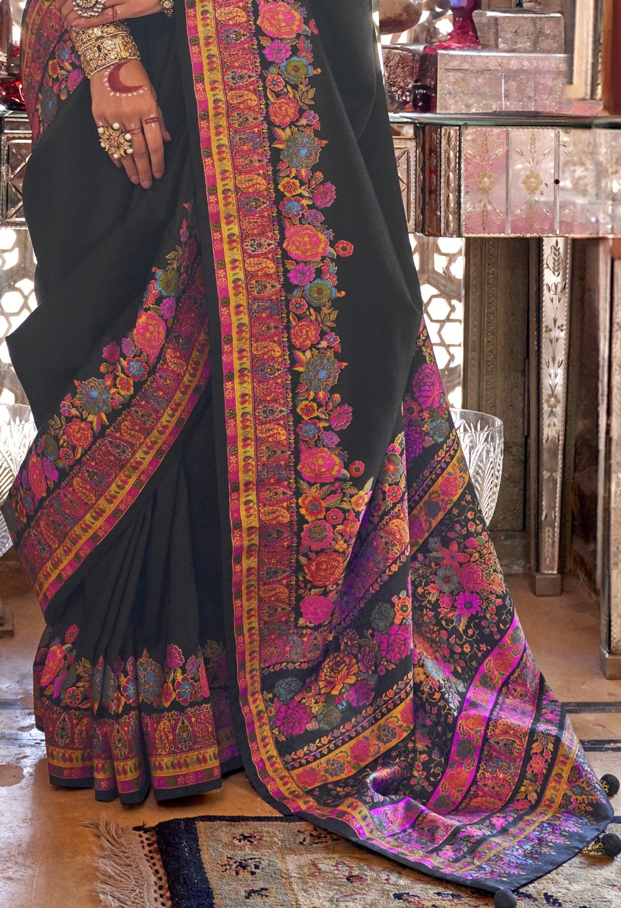 pashmina saree