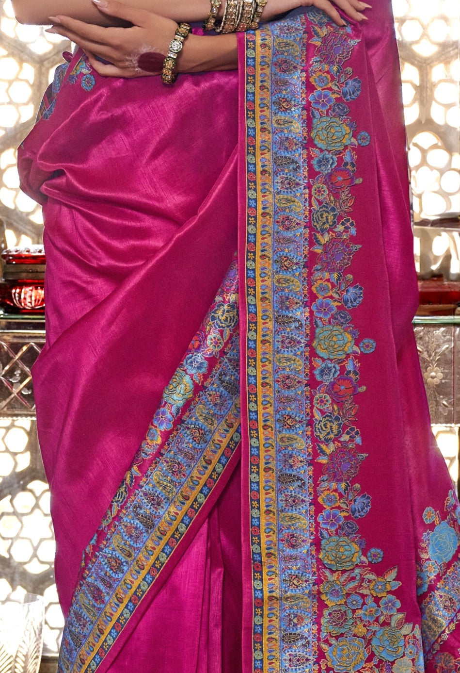 pashmina saree