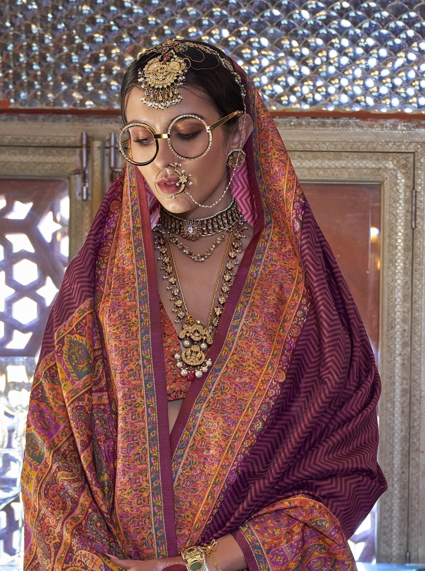 pashmina saree