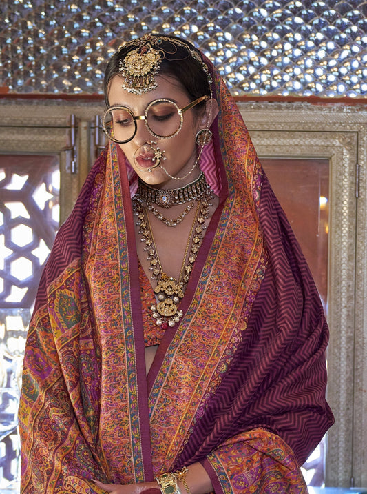 pashmina saree
