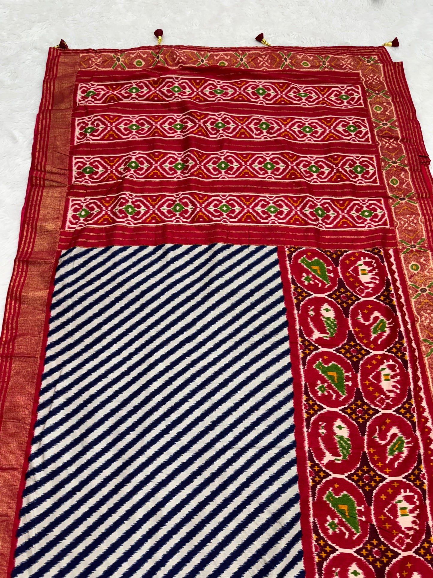 Pure look patola saree