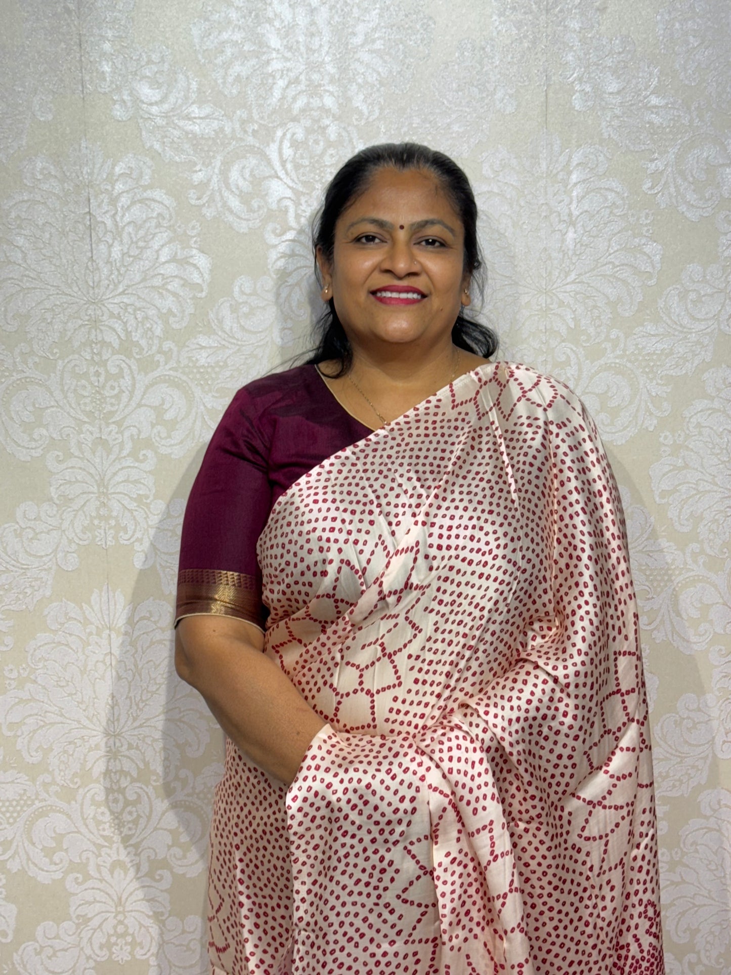 PURE GAJI RANI SILK BANDHANI