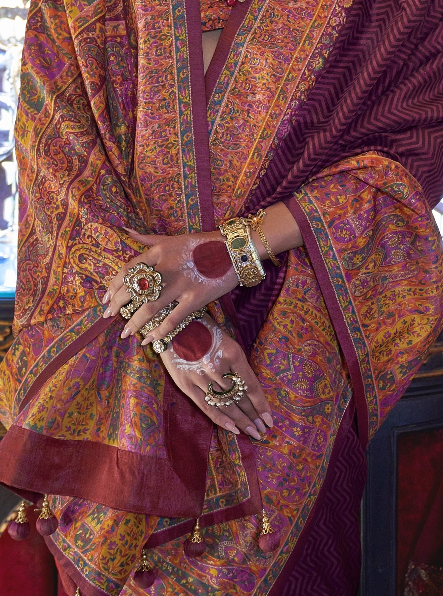 pashmina saree