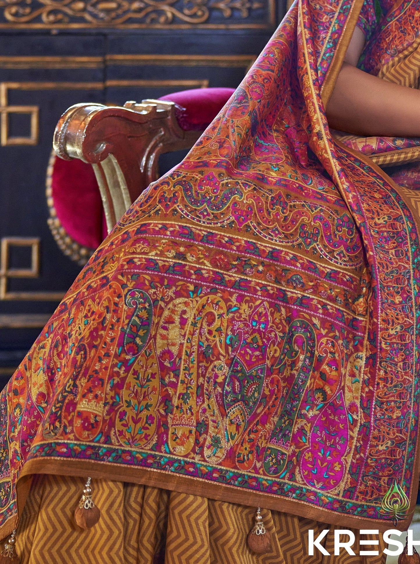 pashmina saree