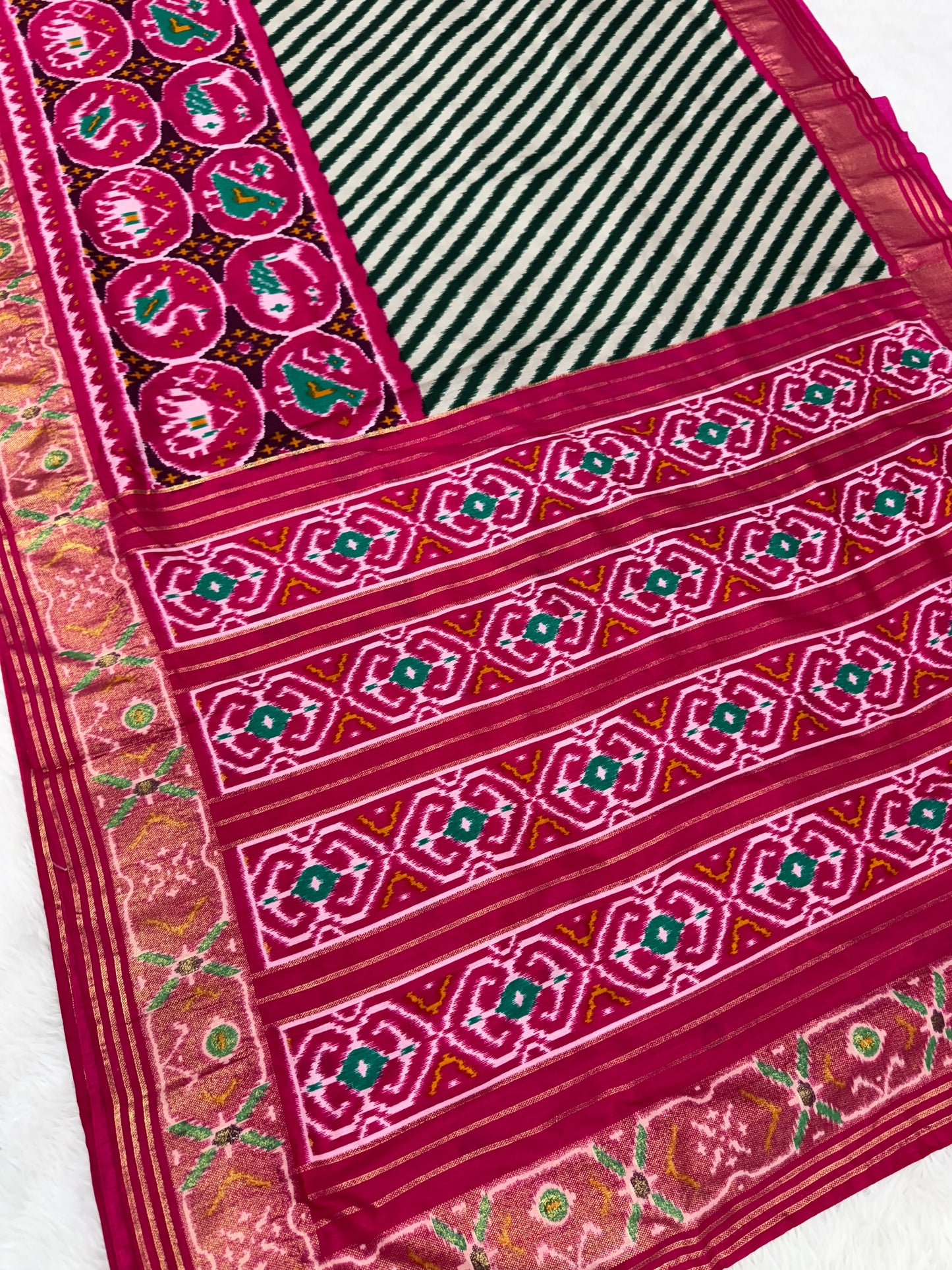 Pure look patola saree