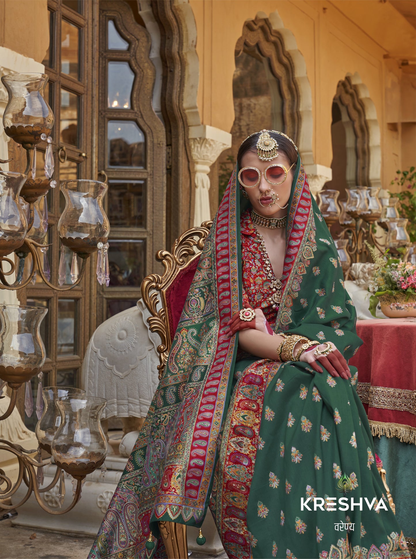 pashmina saree