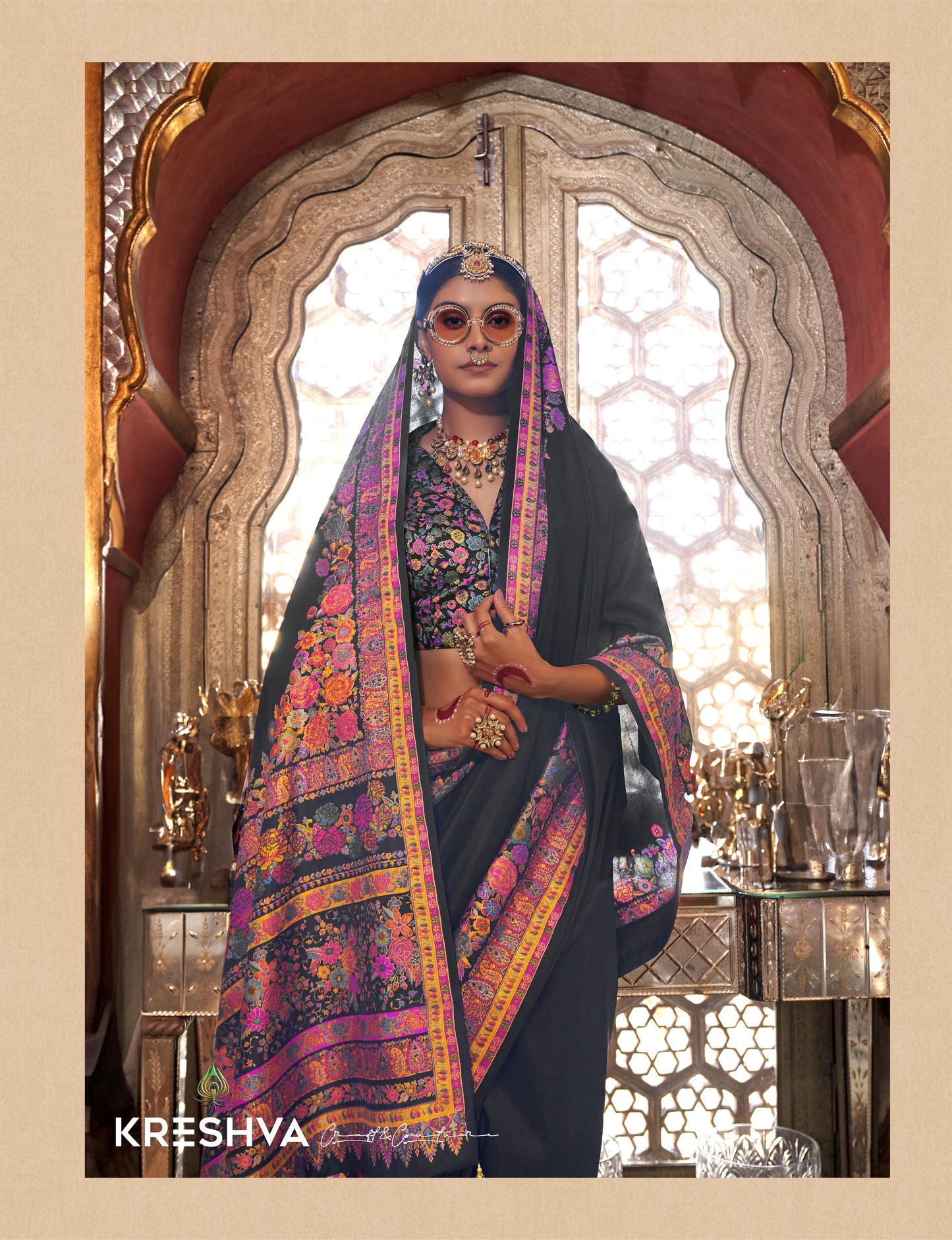 pashmina saree