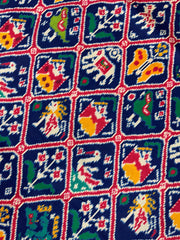 EXCLUSIVE 6 FIGURES BIG ADTALA DESIGNER SEMI DOUBLE IKAT PATOLA SAREE