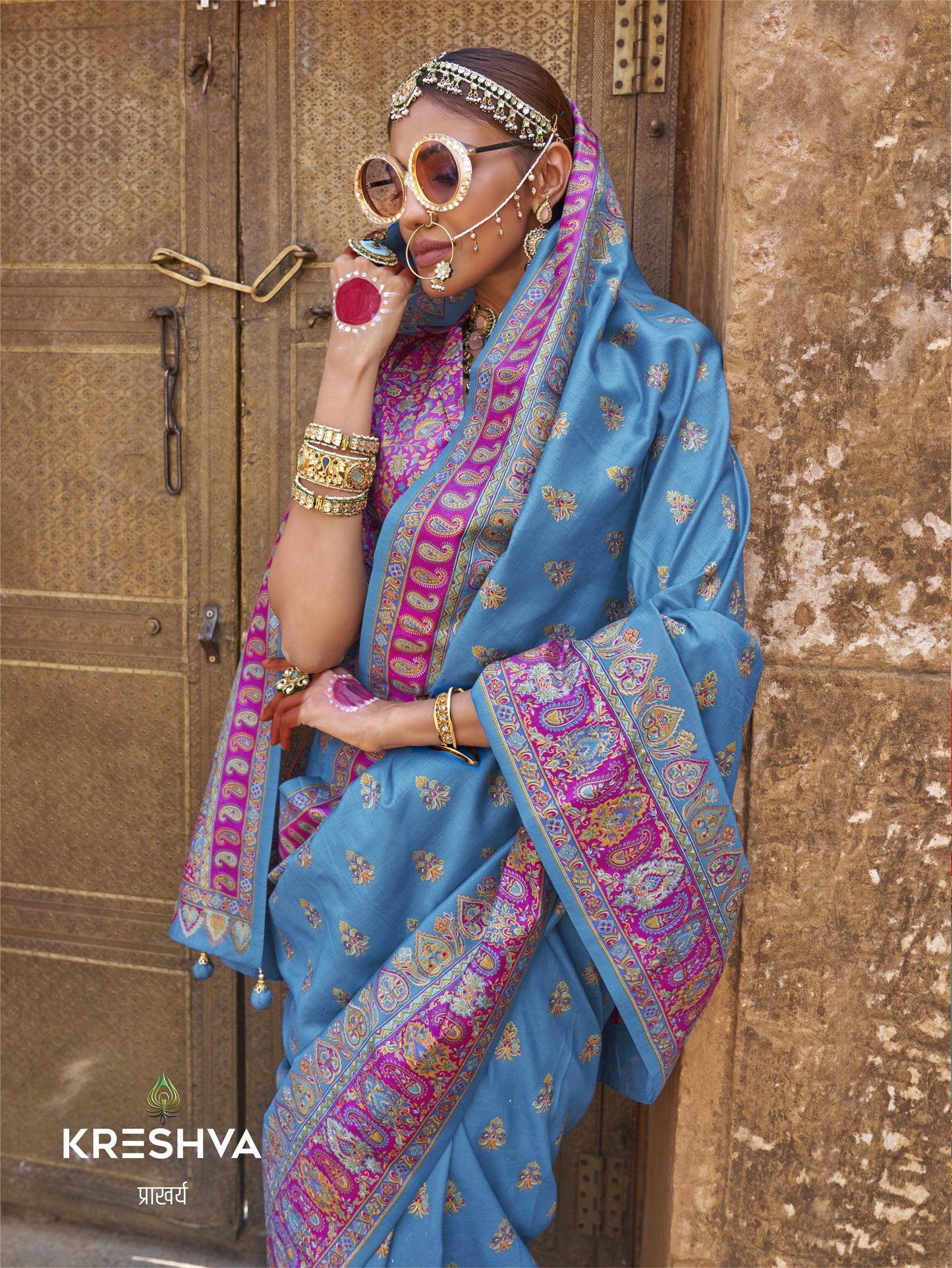 pashmina saree